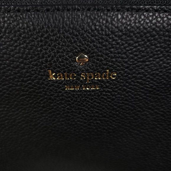 Kate Spade Larchmont Avenue Penny Pebble Leather Tote - Black - Picture 5 of 7